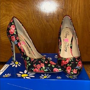 Floral heels